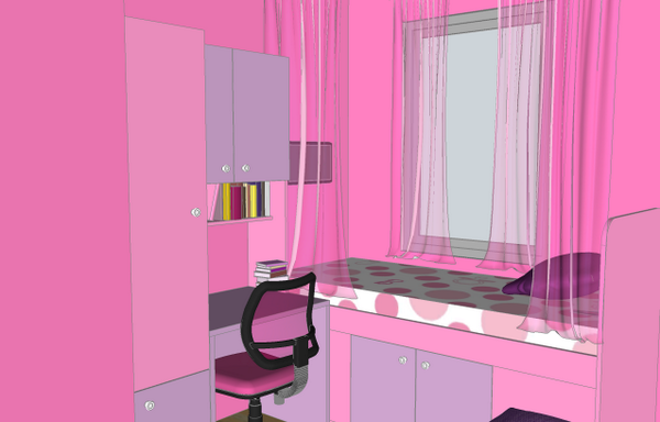 Planincinter's tweet image. Dječja soba...barbie stil