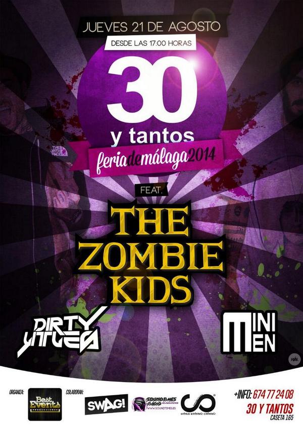 MiamiGroup25's tweet photo. Hoy en @Trentaytantos FIESTON!!! @thezombiekids con @DjMinimen y @SeluHawkDJ HOY SE LIA EN 30 Y TANTOS TE ESPERAMOS!! http://t.co/LdOXkfoUGX