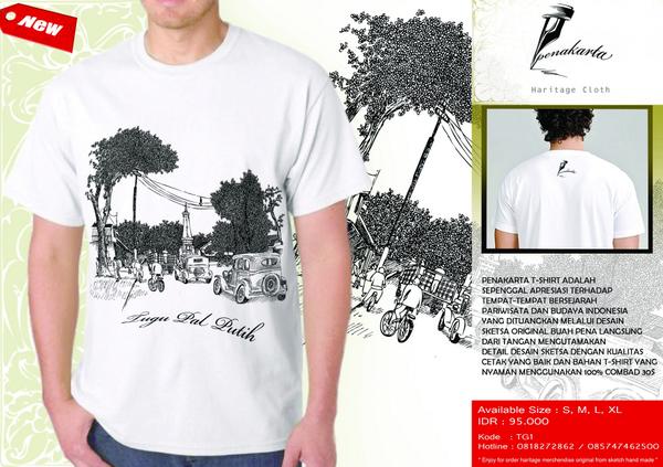 Tugu Jogja | Rp 95.000 | Available (S, M, L, XL) | Online order : SMS ke 0818272862 / 085747462500 #Penakarta