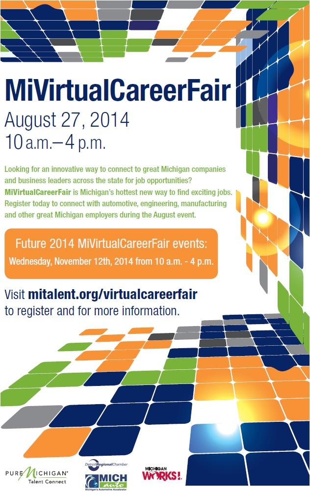 Ferndale MI Works! on Twitter "Join MIAdvantage & on 8/27 for MiVirtualCareerFair