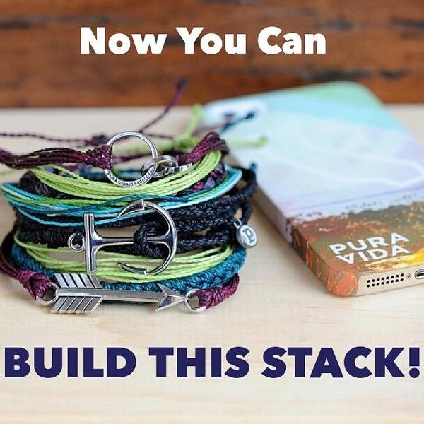 Finally..the new anchors allow you to build this stack!!  Use code SMACK10 to save 10% off your order #puravidabrac