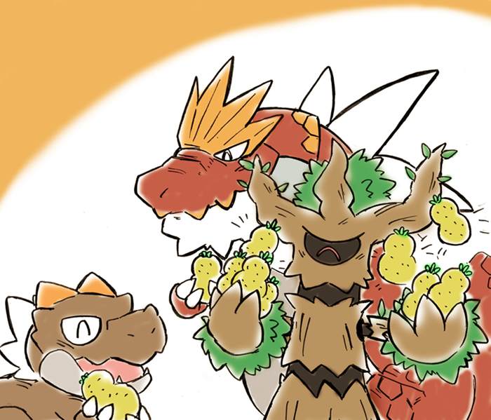 奥田琢己 オーロットのしゅうかく ギフトパス ポケモン版深夜の真剣お絵描き60分一本勝負 ポケモン版 Http T Co Gnwukipdqk Twitter