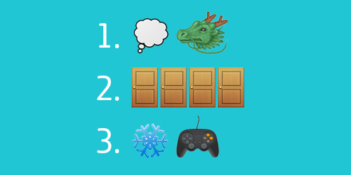 MovistarChile's tweet photo. El #Emojistar de hoy es musical, a ver quién adivina qué grupos son. http://t.co/vtRYK6ANQn