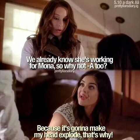 celinepllippens's tweet image. @ABCFpll Yeah mine too ! I never thought it would be so complicated? But I love it 😉 #PrettyLittleLiars #pllanswers