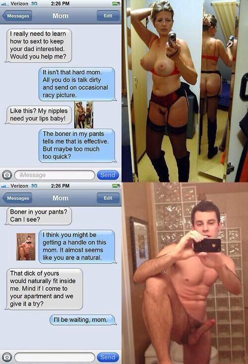 Tjack på Twitter: "Mom and son sexting #incest #incestisbest @JoelTorr...