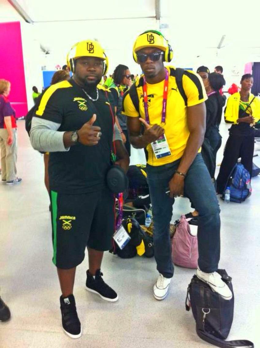  London Olympic Games. Me and my bro Usain Bolt. happy birthday/earthstrong  Fastest man in the world. Timeless 
