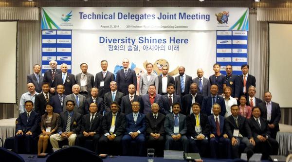 <a href="/incheonAG2014en/">2014 Asian Games</a> TDs Meeting concluded:239 athlete / 34 NOCs, comp.schedule, live broadcast finalized for WL <a href="/iwfnet/">International Weightlifting Federation</a>