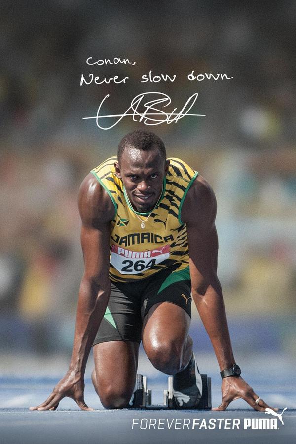<a href="/ConanNaidoo/">Conan Naidoo</a> your autograph from @UsainBolt coming back to you #ForeverFaster