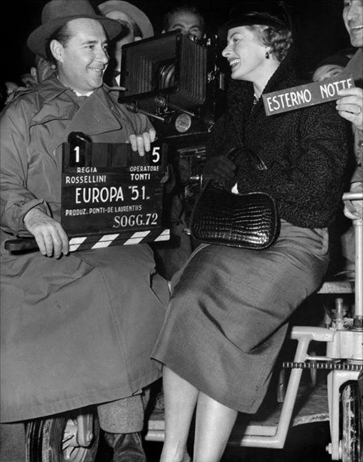 Check Out What Roberto Rossellini and Ingrid Bergman Looked Like  in 1952 
