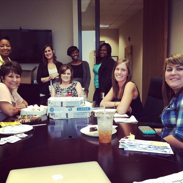 AFirstNameBasis's tweet photo. Happy birthday to our Susan Amos. Pizza and cheesecake is the best way to celebrate. #AFNB #hbdsusan http://t.co/sLku7omIRW