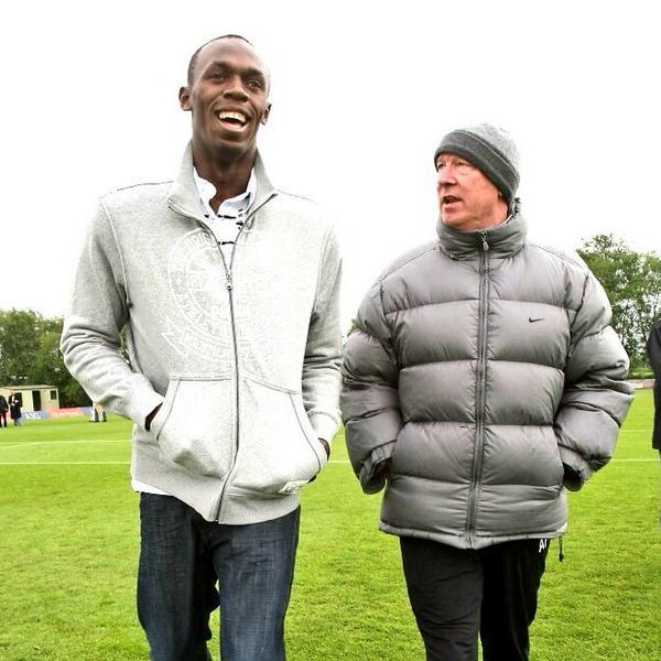 Happy 28th Birthday to the fastest man on earth and massive Manchester United fan Usain Bolt.. 
