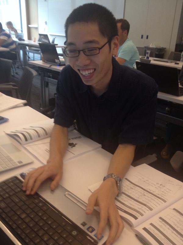 ps282parkslope's tweet image. Mr. Hom, middle school teacher at #ParkSlope PS/MS 282, at @csnyc sponsored @bootstrapworld training. #teachkidscode