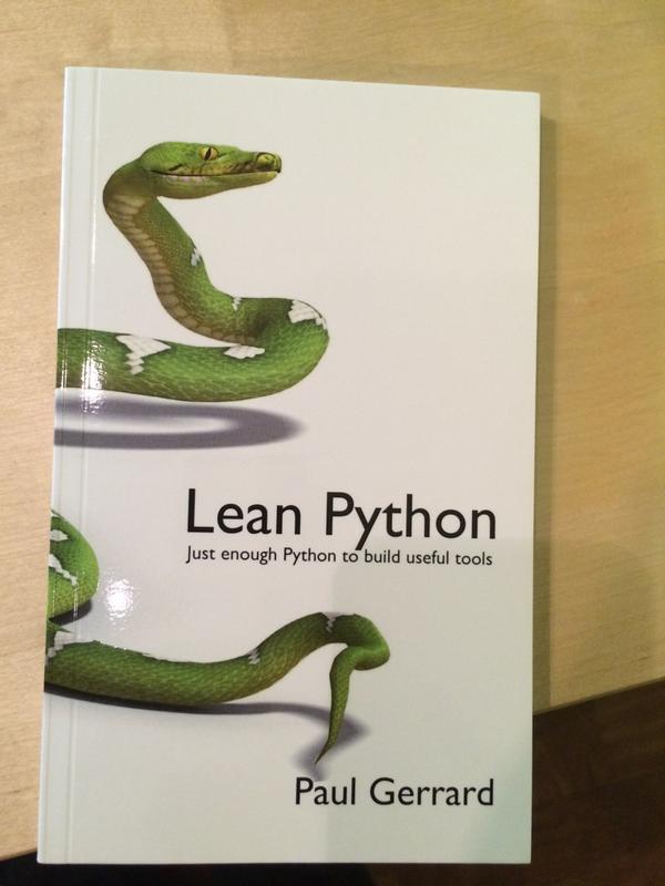 TestPappy's tweet image. And look who arrived also here. @paul_gerrard #LeanPython