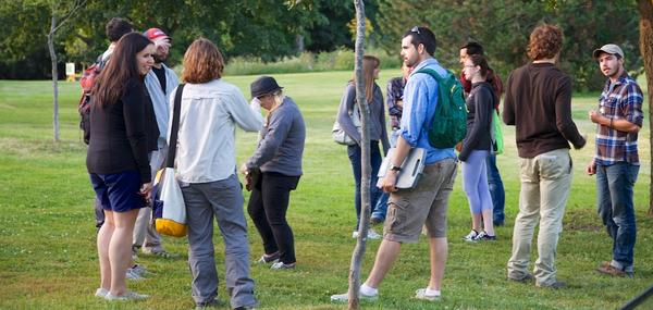 TreesCount's tweet image. Thanks @HamiltonSPN &amp;amp; friends for joining us the other night for an #urbanforest Tree Tour!