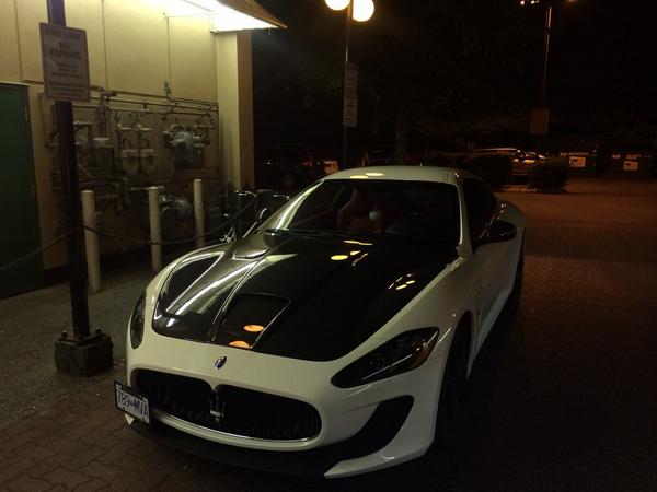 <a href="/D_BagParkingYVR/">YVR's Worst Parking</a> This Maserati is hot! Thus he can park in the fire lane. Off Alexandra in Richmond.