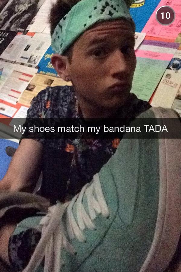 ConnorFranFart's tweet image. Ricky's snaochats are just the cutest things