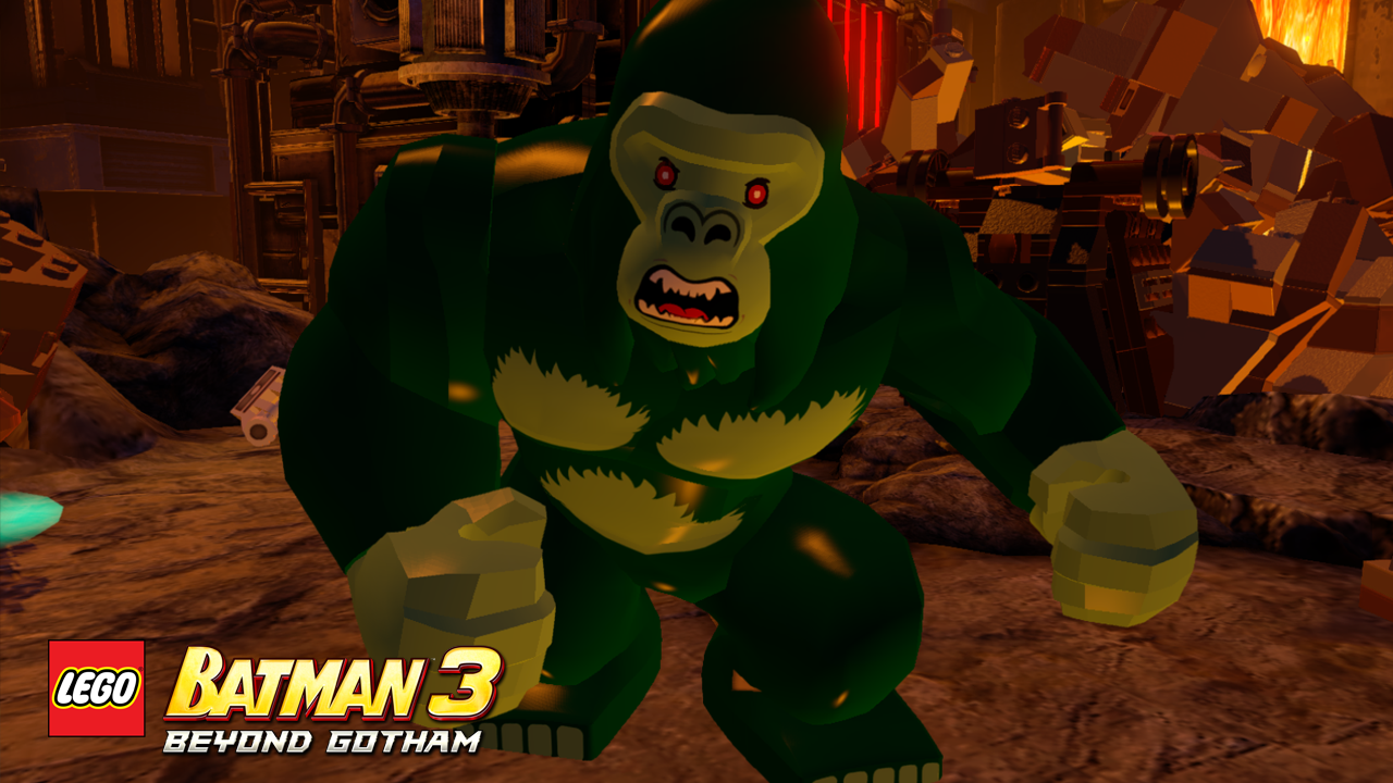 LEGO DC Super-Villains on "Here is... the first #BeastBoy's transformations. A GORILLA! #LEGOBatmanGame http://t.co/Ec1mSLz4cV" / Twitter