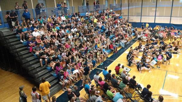 ClarkeMensVB's tweet photo. Welcome to Clarke University, class of 2018! #gocrusaders #comeseeourgames http://t.co/H3wdE1U9hb
