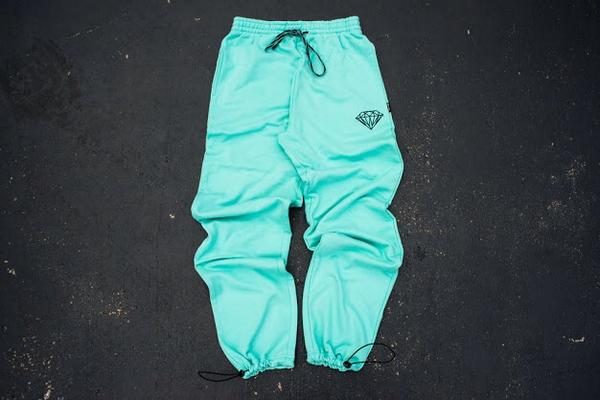 Men Jogger Sweat Pants OG SCRIPT Royal Blue S-2XL T-Shirt $79 Diamond Supply Co