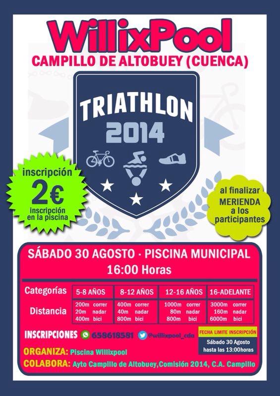 willixpool_cda's tweet photo. Ya tenemos en marcha el Primer Triatlon de la Piscina WillixPool!! Animate y pasa un gran dia con nosotros!! http://t.co/7ijPE1pjbY