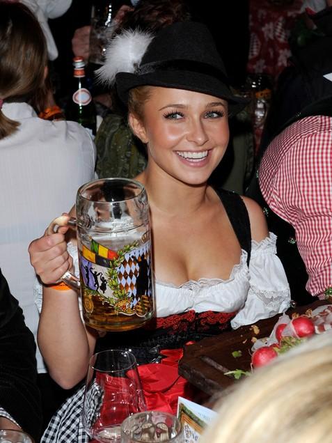 Happy 25th birthday to actress Hayden Panettiere. Hopefully, shes celebrating today with more German beer. 