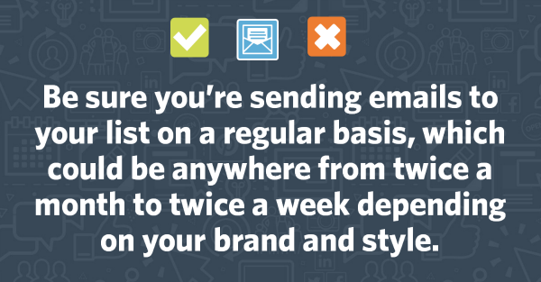 ConstantContact's tweet photo. #Tip Whatever you do, don’t email your list only when you have something to sell! http://t.co/5IYWF9uOKa