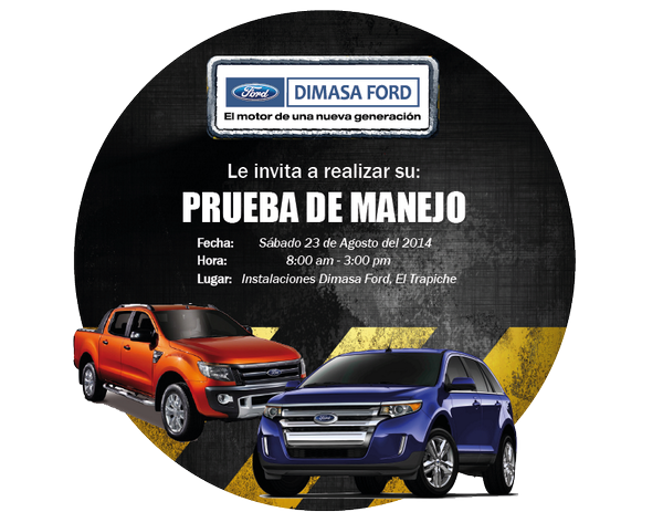 dimasaford's tweet photo. ¡Tu nuevo Ford te espera!
Ven este Sábado 23 de Agosto a DIMASA FORD y realiza tu prueba de manejo http://t.co/qm6R1OeiDJ