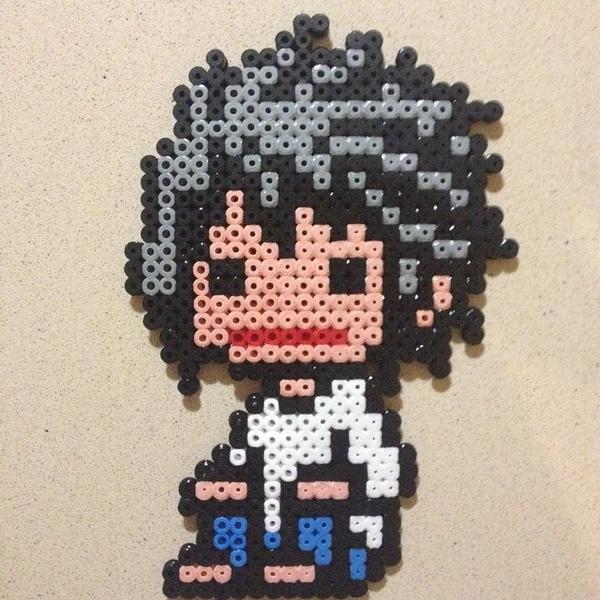 death note perler beads