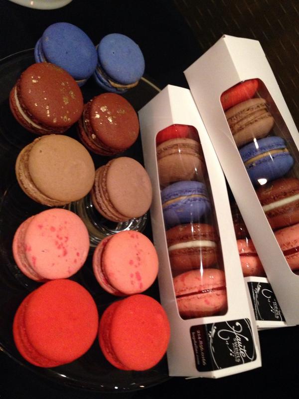 Look at that color! Macaroons from Haute Sweets Patisserie located in Trinity Grove #trinitygrove #dallas #macaroon