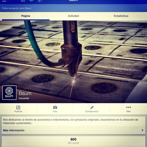 baumsowood's tweet photo. Ya llegamos a los 600 me gusta en Facebook. Podes seguirnos también en Instagram: baum.indesign . Gracias! #BAUM http://t.co/q9gp1cOPaS