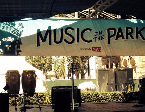 metroactive's tweet photo. Heading over to the Metro-sponsored #musicinthepark, the 1st held in Cesar Chavez Park in 3 years #peteescovedo http://t.co/xZL60A6ju1
