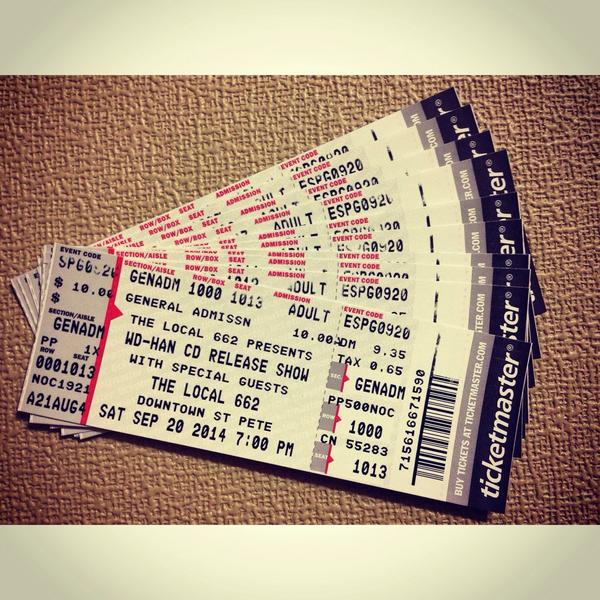 wdhan's tweet image. Excited to announce the date of our #CD release! Sep 20th, #Local662, doors at 7! And ticket buying... commence! 😉