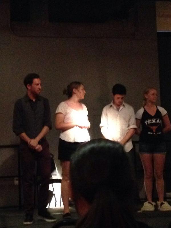 UNM_RHA's tweet photo. Our very own Madam President volunteering at the Comedy? performance! Come out to the Hokona Cellar to laugh a lot! http://t.co/k4aOuthAO8