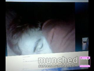 Cheer_Chick_96's tweet image. So my mate just fell asleep on skype to me =D of course I had to take a picture ;)