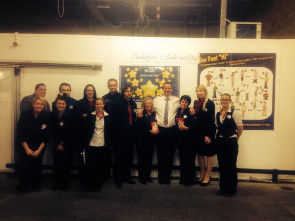 Celebrating excellent service at the checkouts with Lynda and Jane. <a href="/Chelmsford2327/">TescoChelmsford_2327</a> <a href="/smaldon07/">Mark Smaldon</a> #smileandchat