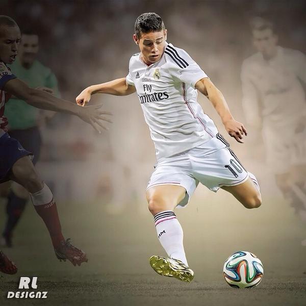 RLDesignz's tweet photo. James - #RealMadrid http://t.co/R780aWpCaE