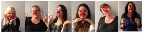 @CureKidsNZ The team @momentumjobs getting behind #rednoseday2014 #researchforacure  #recruitmentwithadifference