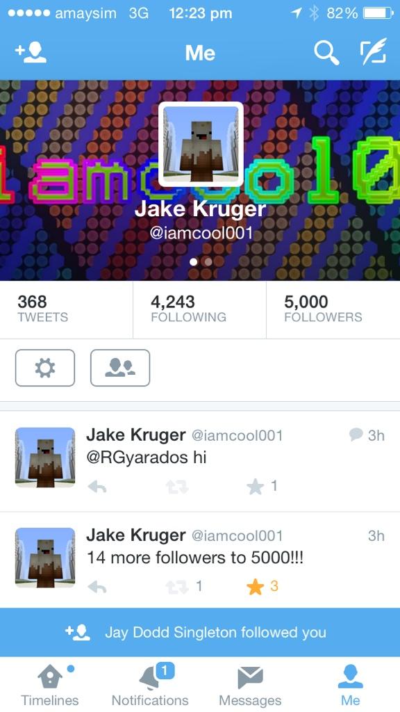iamcool001's tweet photo. 5000 followers!!!! http://t.co/FNYLbpI4eJ