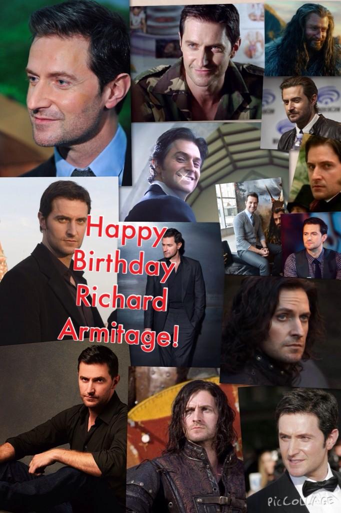 Happy Birthday to Richard Armitage!!!      