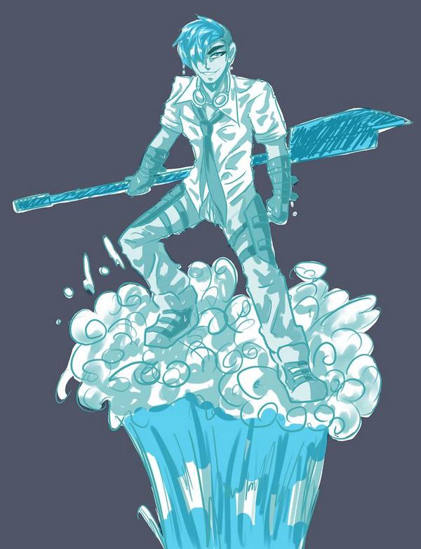 RWBYNeptune's tweet image. "Thirsty? Here, have a drink!" 
[Art is credited to @miss_nerdgasmz]