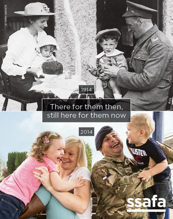 In 1914 we believed the best way to support our Forces was looking after their families. We still believe this today.