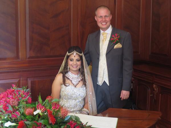 Floristalnwick's tweet photo. : The newest Mr and Mrs Golightly http://t.co/vKUYi9RETZ” Saran and Martin looking stunning #wedding @Floristalnwick @DoxfordHall