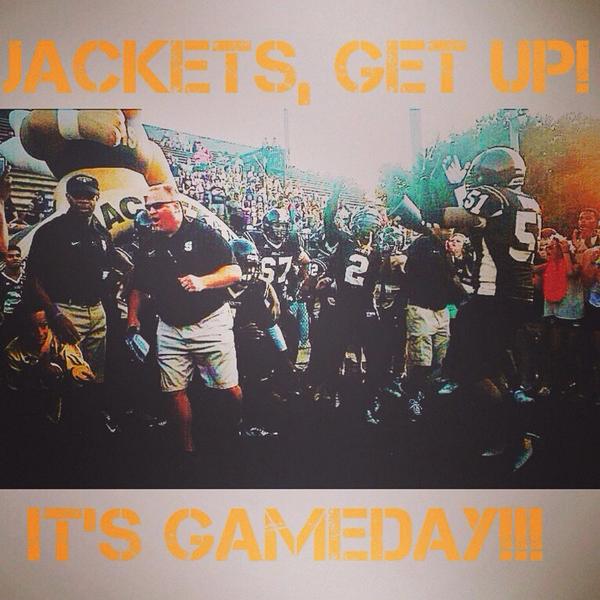 ShsYellowJacket's tweet photo. This is the day!!!! #GoJackets #WhyNotNowWhyNotUs http://t.co/i8cbh1N19N