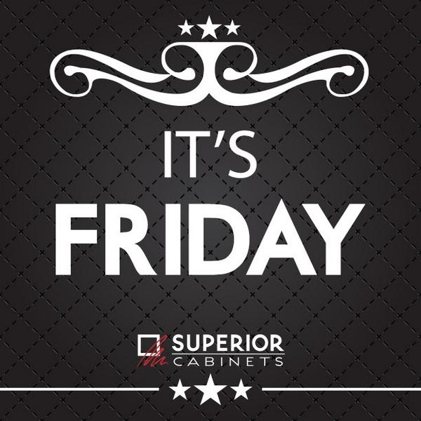 SaskLin's tweet image. RT @SuperiorCabinet: It's...... FRIDAY everybody! Let's make the most out of today! #tgif #friday #yxe #yyc #yeg #yqr