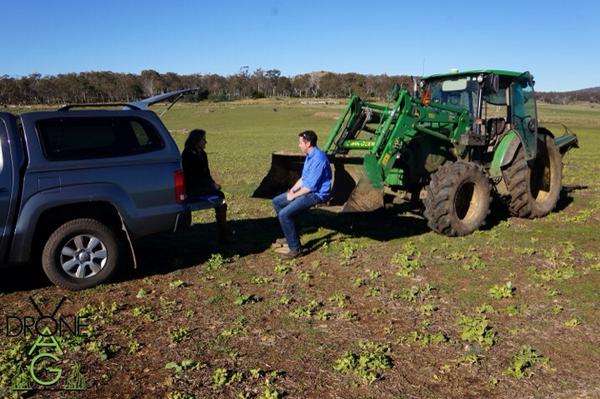 drone_ag's tweet image. Getting excited about sharing the #droneAg story on @abclandline this Sunday @willbignell &amp;amp; @FionaBreenTas at work.