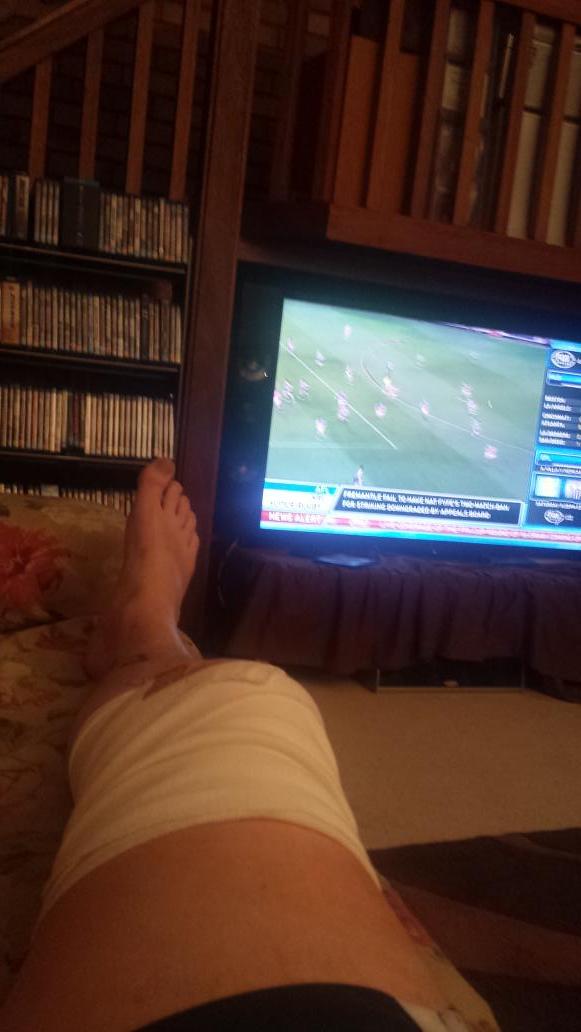 shadzke26's tweet photo. @tufc_tuggies got the leg up after the knee operation, watching the ffa cup round of 16 draw! #gotuggies http://t.co/RVB7b3yEkj