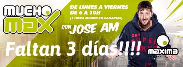 JoseAMdeejay's tweet photo. En 3 días ponemos en marcha @mucho_max el nuevo morning show de @maximafm_radio nervios!!! http://t.co/Ub4GRDRe7L