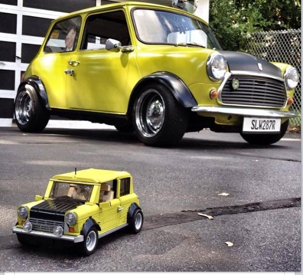 Lego mr bean mini cooper hotsell