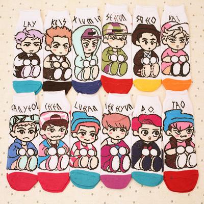 korean_shine's tweet photo. [PO] EXO Character Sock | Origin: Hongkong | IDR 55000 | cek fanpage kami utk produk lainnya :D http://t.co/7sUPIJ36fO