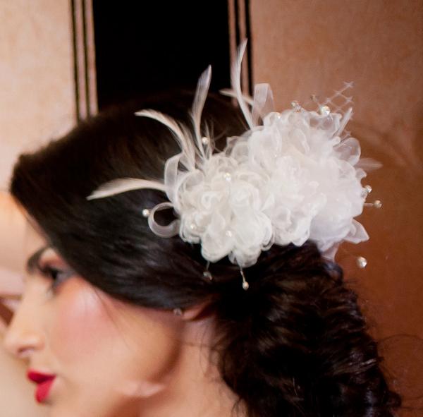 #FlowerHairPiece #Delicate #ivoryFascinator #Wedding #HairAccessory #VintageHeadpiece ❤❤❤etsy.me/1trwnpp